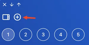 New tab button